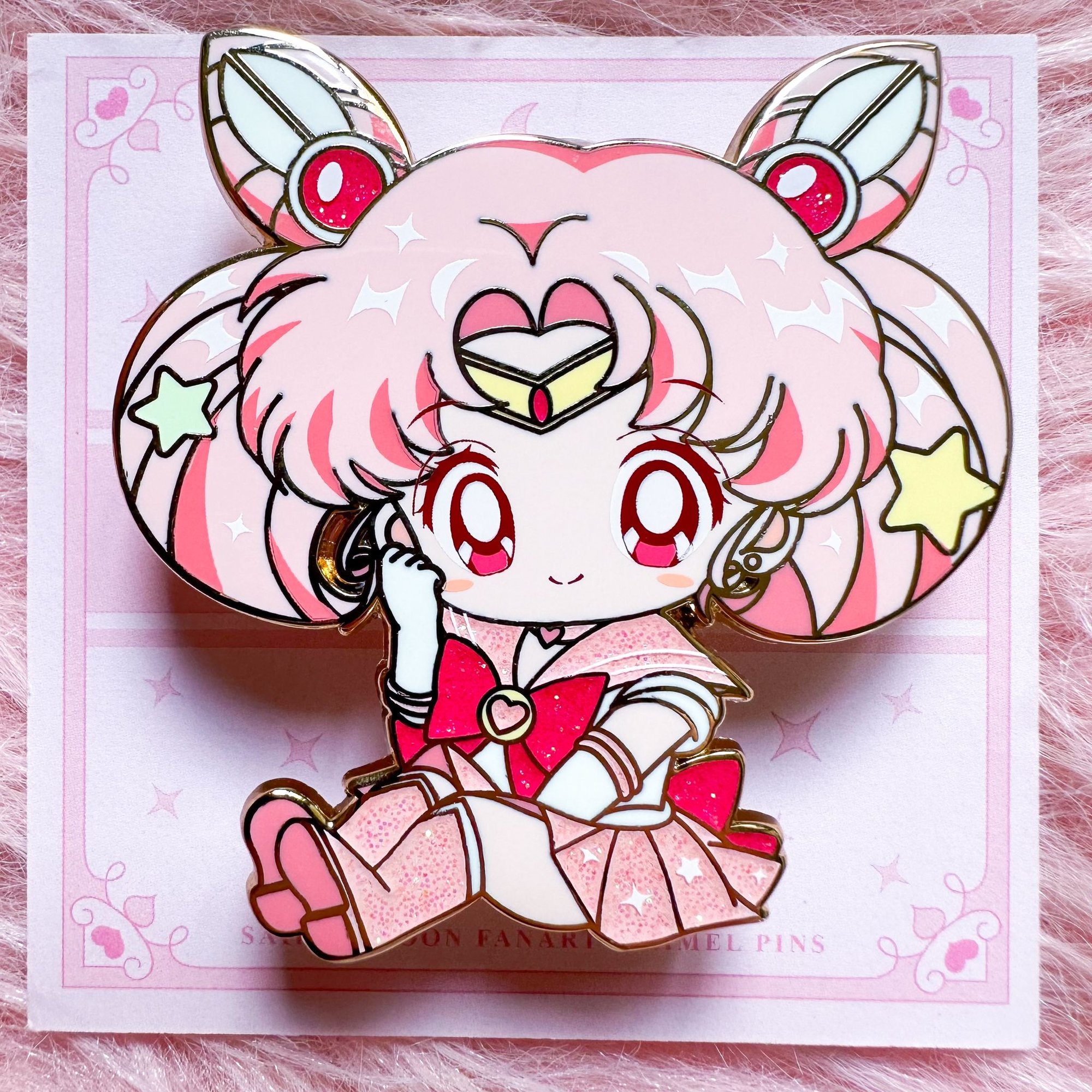 Nyxxipin Sailor Moon store Starlit Sugar Chibiusa Hard Enamel Pin